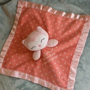 Cloud Island Pink Cat Security Blanket